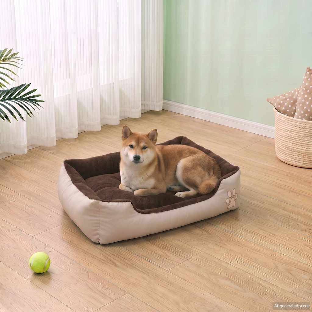 Vidaxl - Lit chaud pour chiens avec coussin rembourrée L vidaXL 170201 - Imagen 1