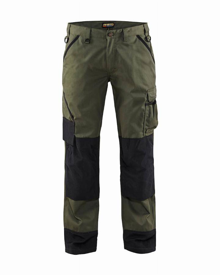 Pantalon Paysagiste - BLAKLADER - Vert Armé / Noir T.42 145418354699-C48 - Image 2