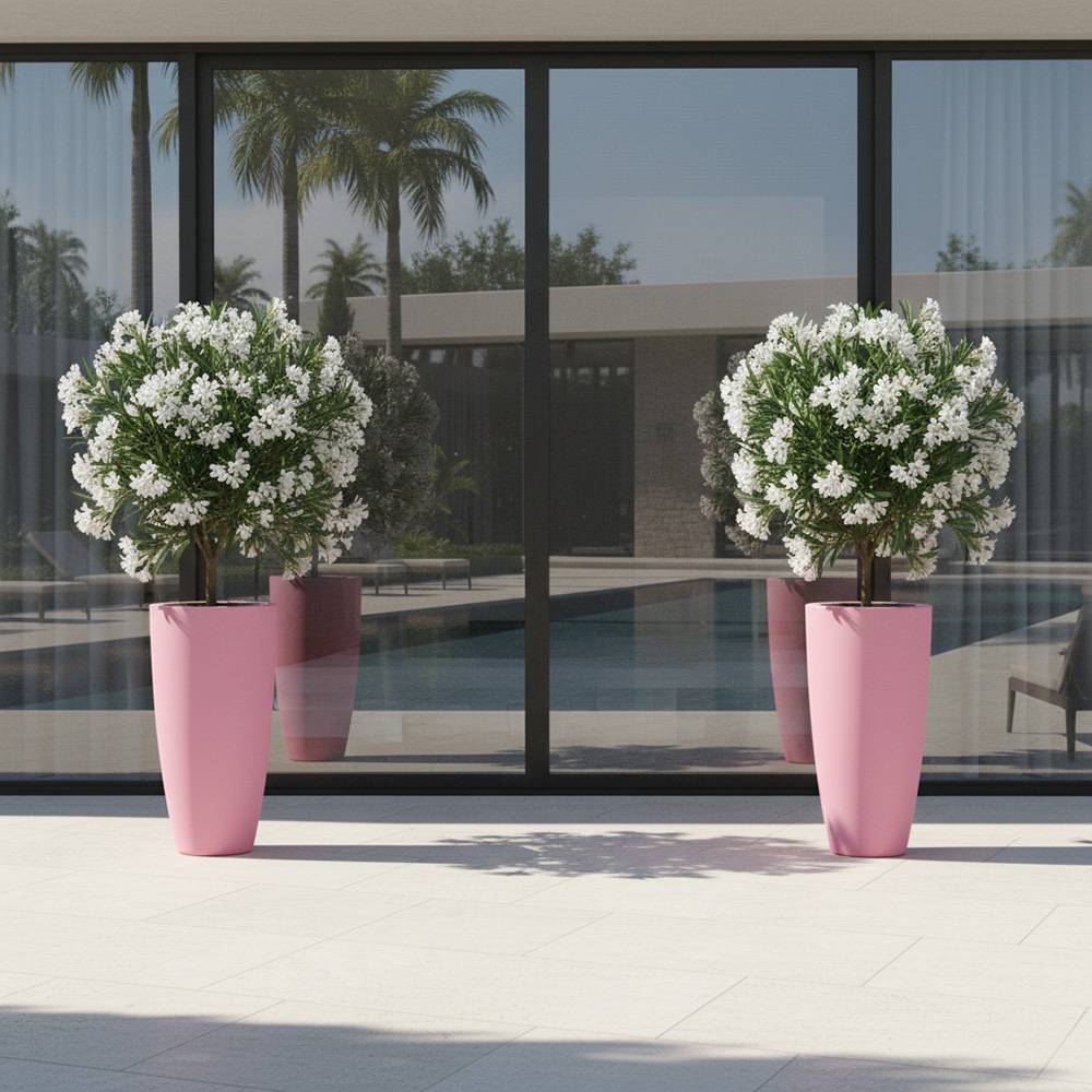 Pot de fleurs conique 200l delight - plast'up rotomoulage - Imagen 4