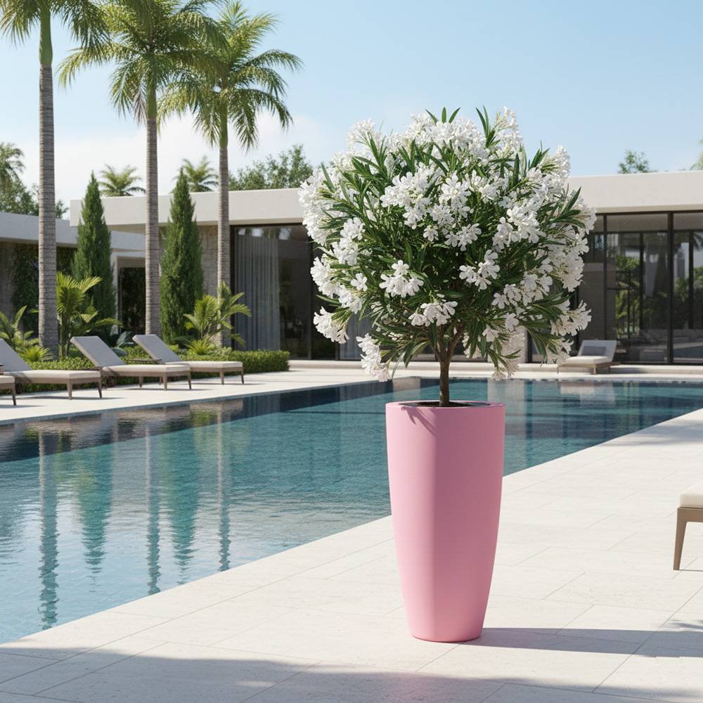 Pot de fleurs conique 200l delight - plast'up rotomoulage - Imagen 3