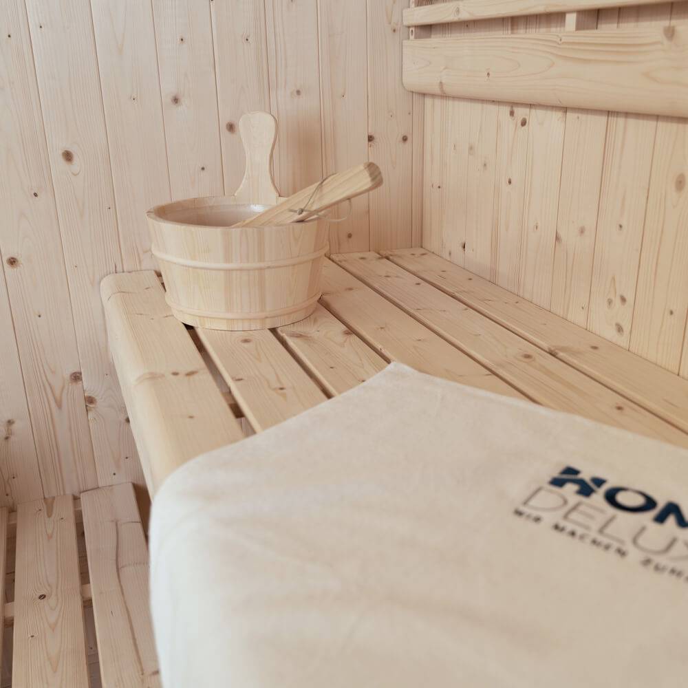 Sauna traditionnel HOME DELUXE SHADOW XL - 200 x 190 cm pour 5 personnes - Imagen 4