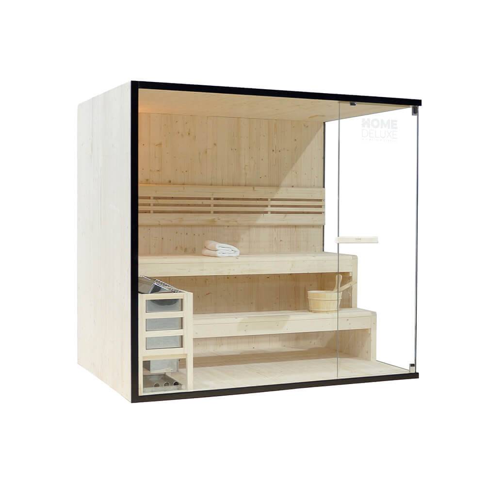 Sauna traditionnel HOME DELUXE SHADOW XL - 200 x 190 cm pour 5 personnes - Imagen 3