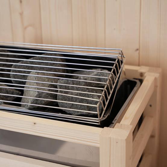 Sauna traditionnel HOME DELUXE SHADOW XL - 200 x 190 cm pour 5 personnes - Image 8