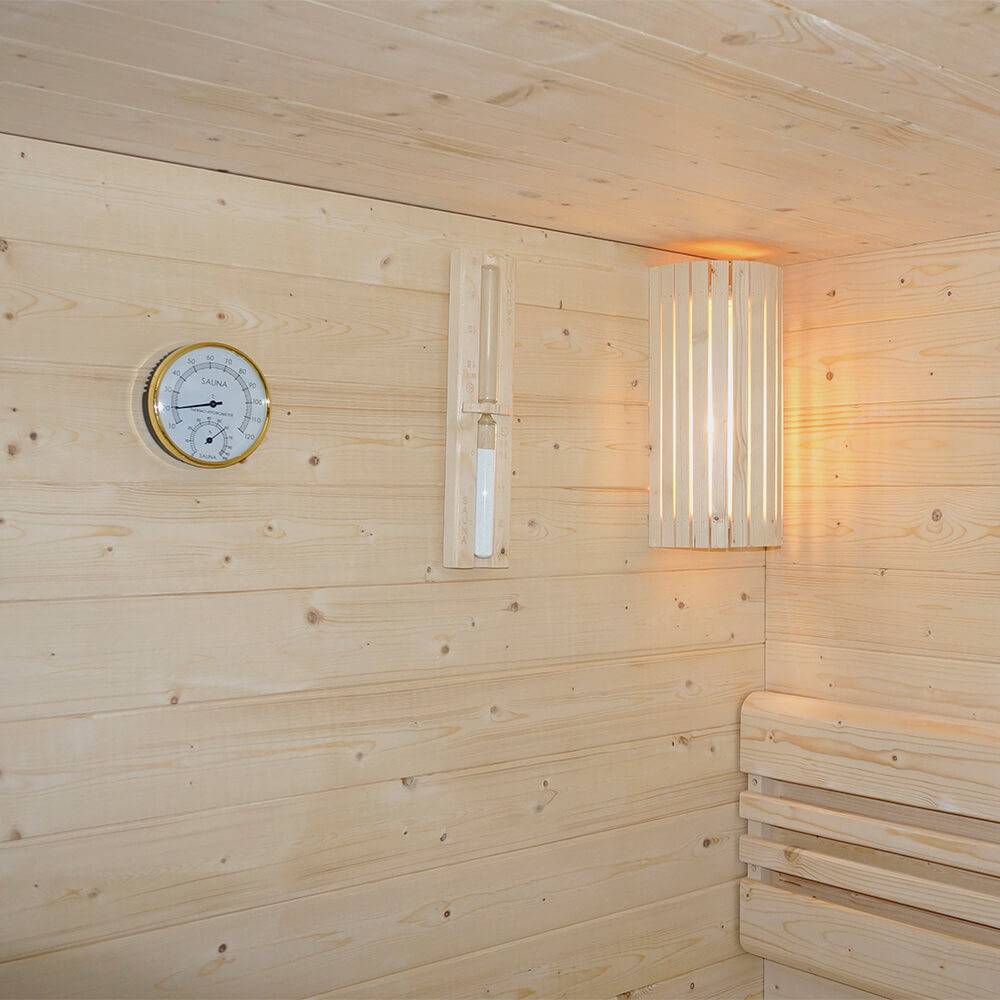 Sauna traditionnel HOME DELUXE SHADOW XL - 200 x 190 cm pour 5 personnes - Imagen 9