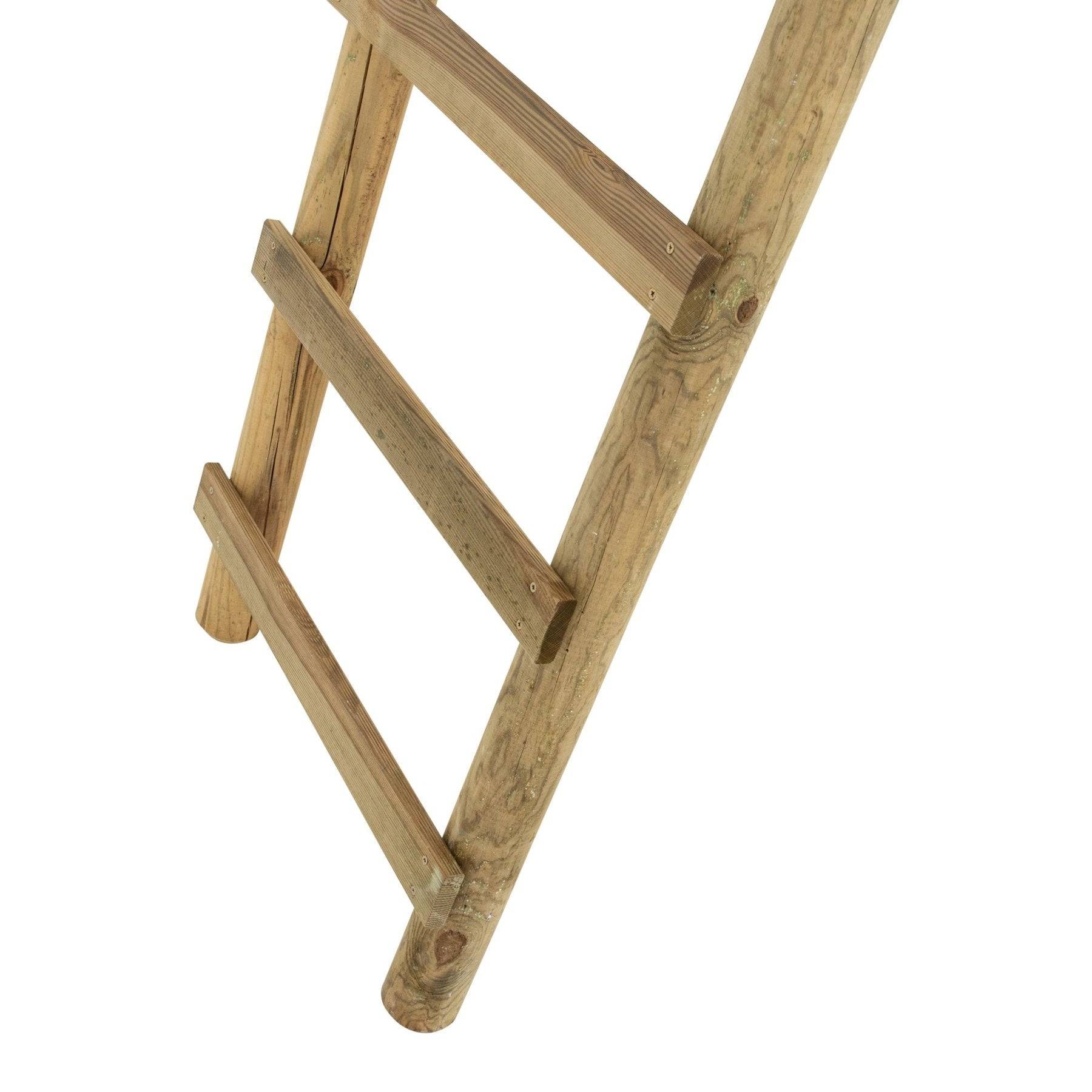 Tp Toys - Station GENÊT 2 balançoires - vis-à-vis - toboggan - kit d'ancrage - bois FSC® h209 cm - Imagen 10