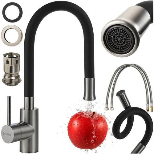 Robinet de cuisine - bec flexible - Image 1