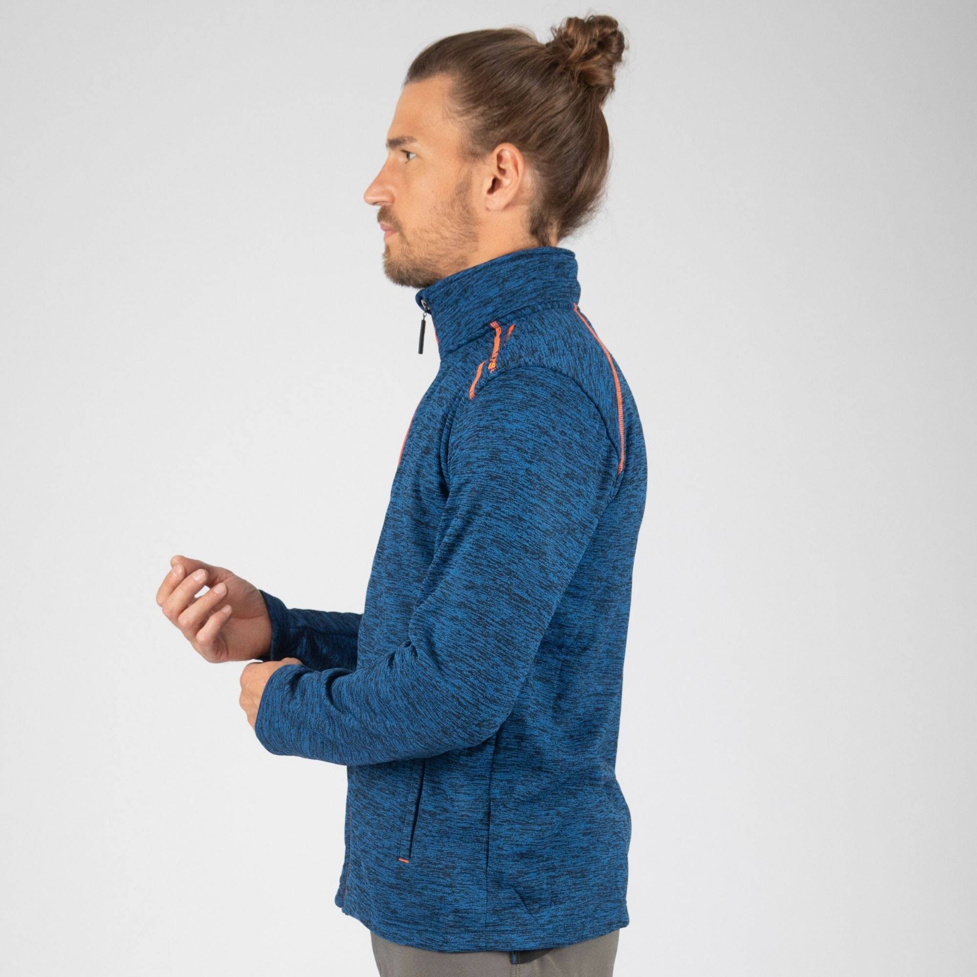 Nineworths - Veste - NORTH WAYS - LENNY 1505 Marine / Orange Fluo T.L - Image 4
