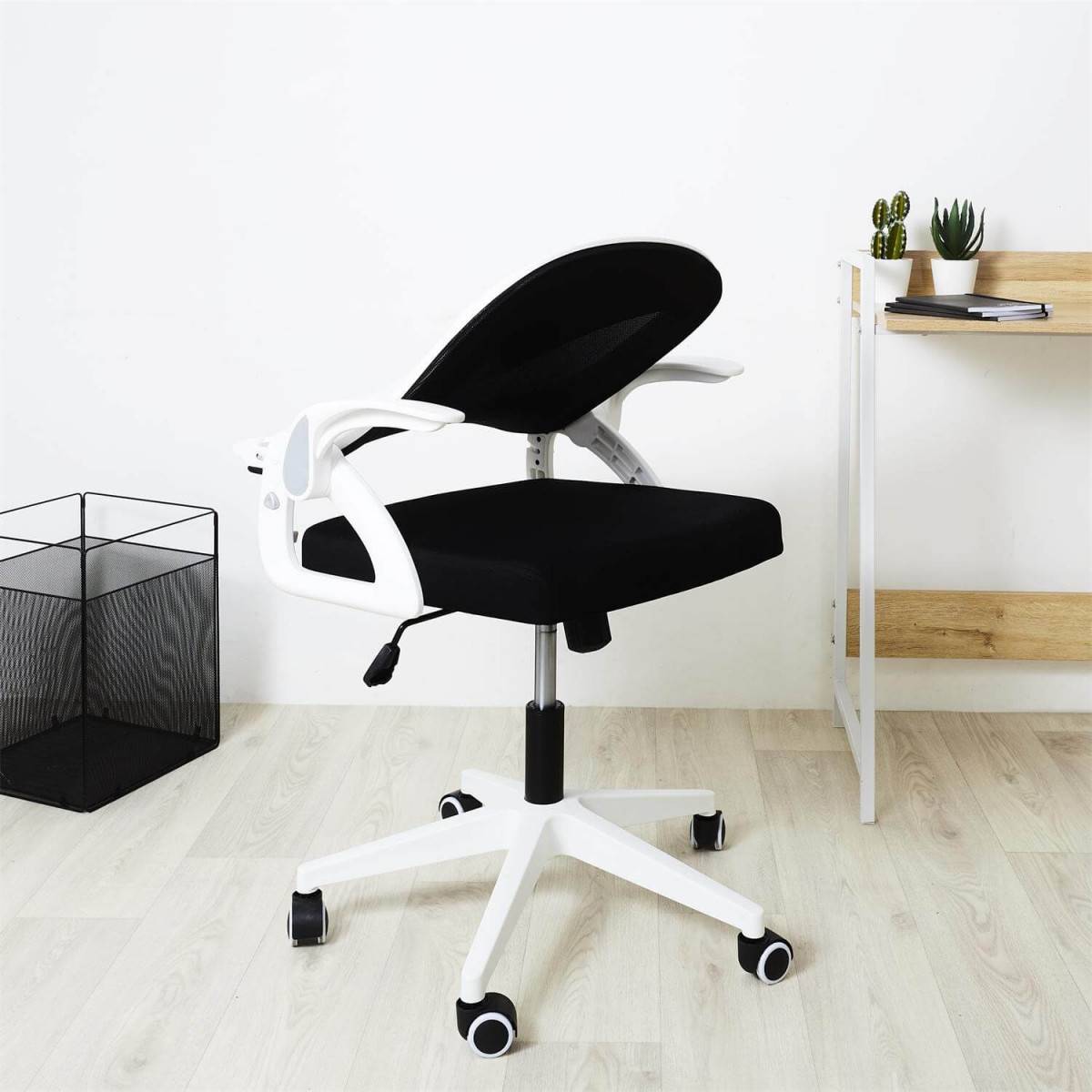 ALTOBUY - Fauteuil de Bureau Rabattable Noir et Blanc - QUICK - Image 10
