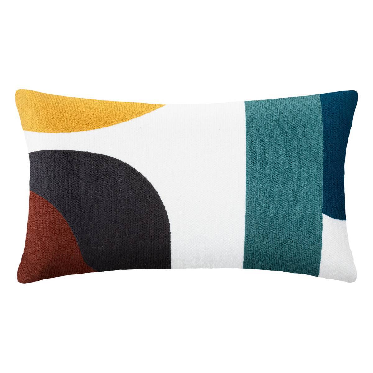 Atmosphera - Coussin "Hary" multicolore 30x50cm - Atmosphera Créateur d'intérieur - Imagen 1