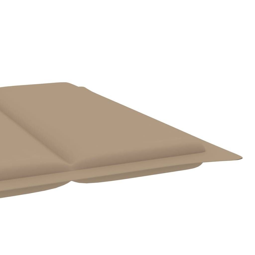 Helloshop26 - Transat chaise longue bain de soleil lit de jardin terrasse meuble d'extérieur avec coussin bois d'acacia solide - Imagen 8