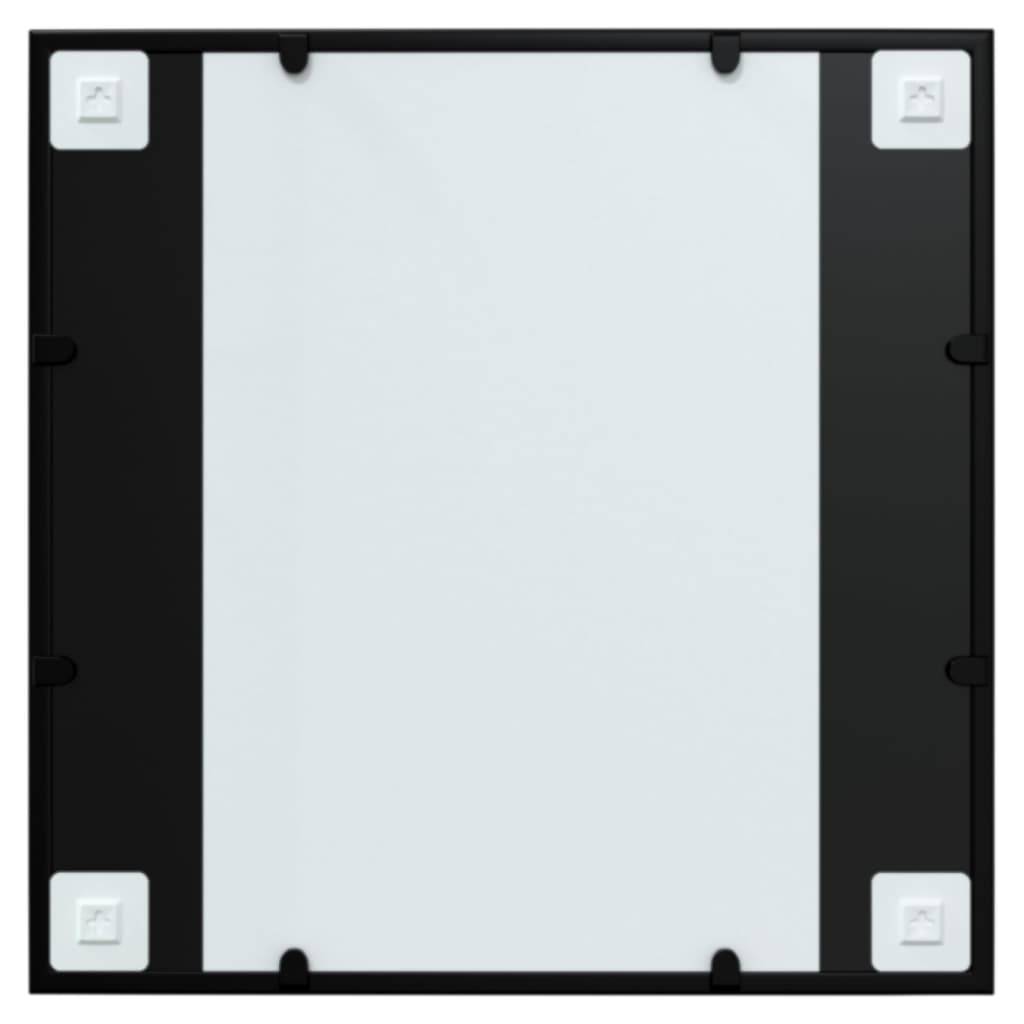 Maison Chic - Miroir mural - Miroir décoratif noir 60x60 cm métal - Image 4