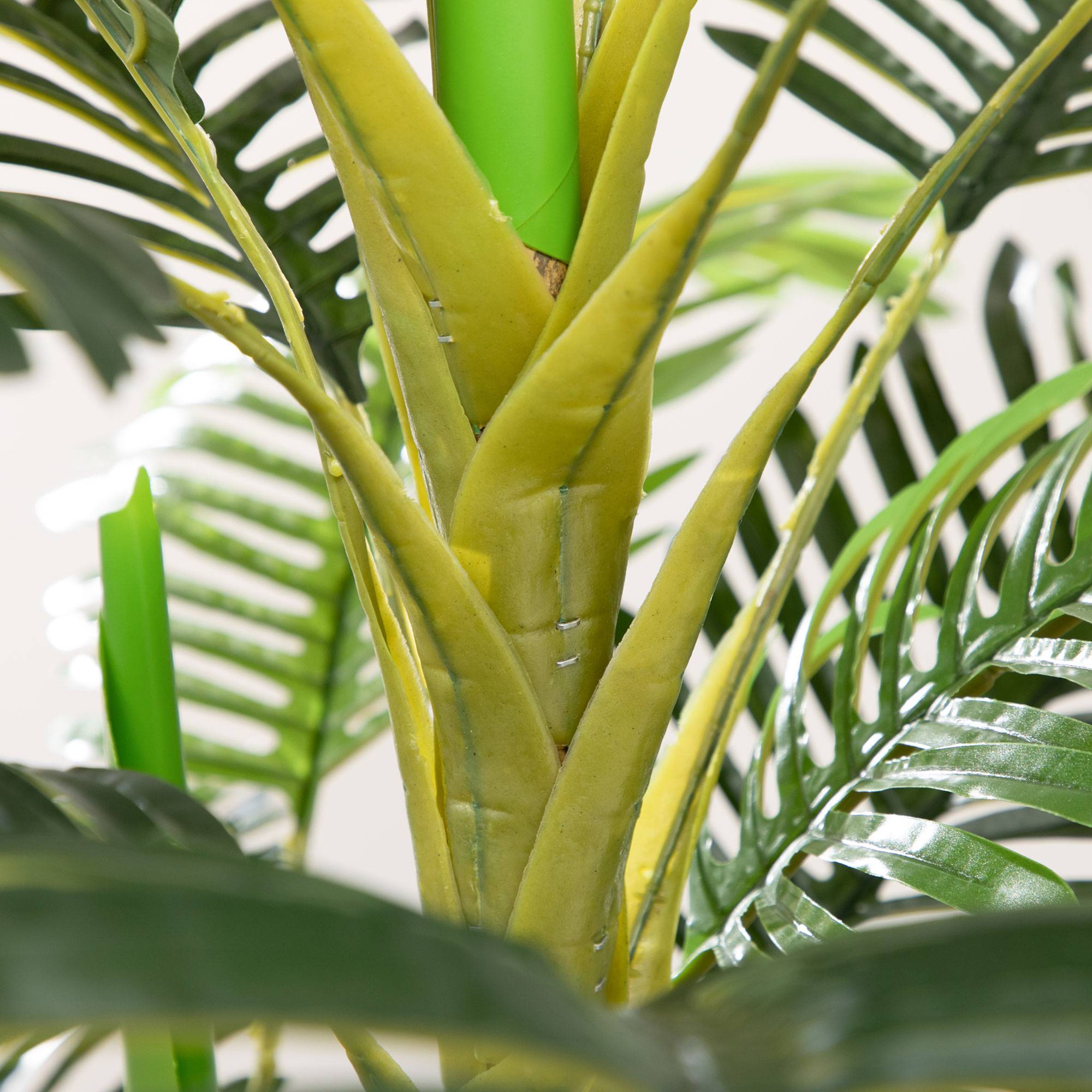 Palmier areca artificiel plastique vert 19.5 x 19.5 x 190 cm - PANGIVO - Image 10