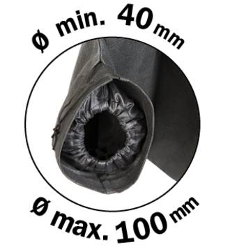 Ribimex - Sac pour Aspirateur/broyeur/Souffleur 50 litres - Imagen 2