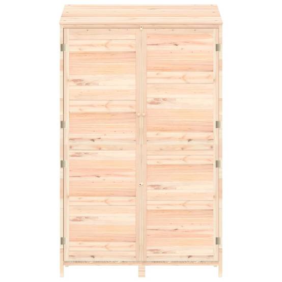 Abri de jardin 0.53m² - Cabane de jardin - Remise de jardin 102x52x174,5 cm Bois de sapin solide MP667 MAISON CHIC - Image 4