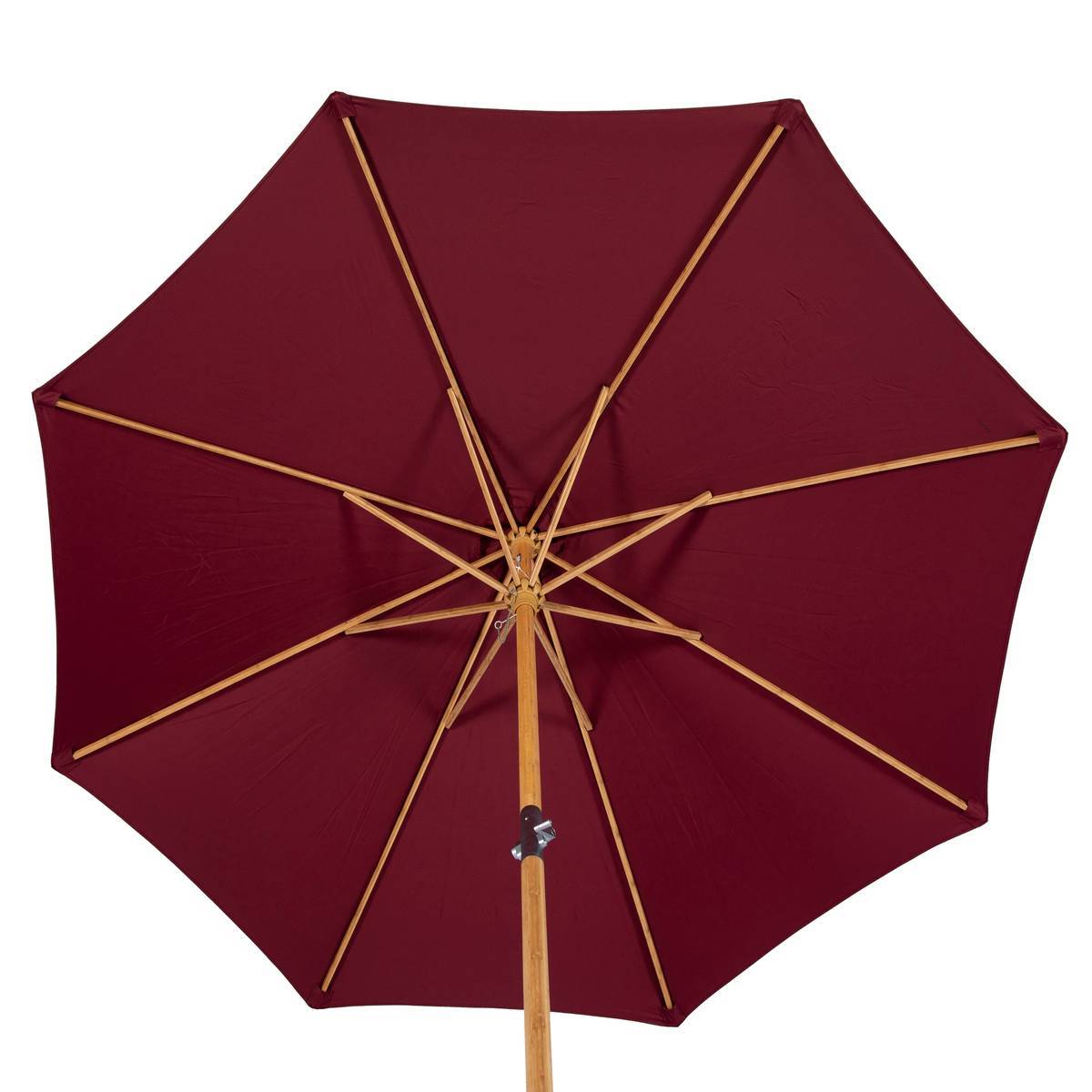 Hesperide - Parasol droit "Tinaei" bordeaux 3m en bambou Hespéride - Imagen 3
