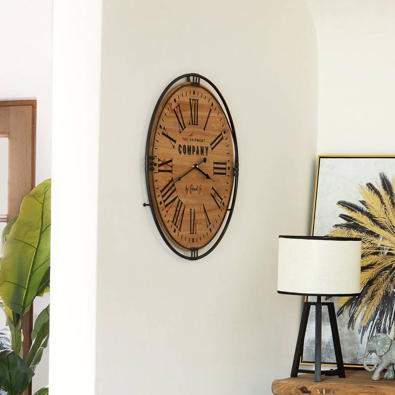Horloge métal et bois D58 Colonial Atmosphera - Image 2