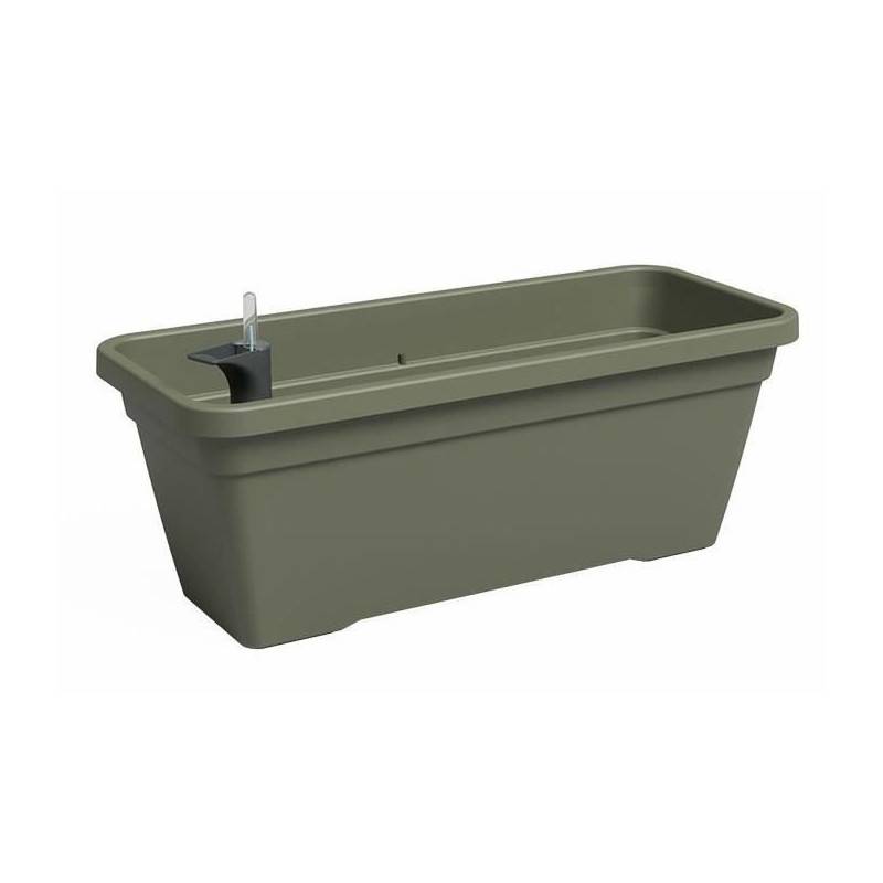 Artevasi - Jardiniere - Plastique - Vert Sec - Rectangulaire - L77,9 X P24 X H22cm - Artevasi - Imagen 1