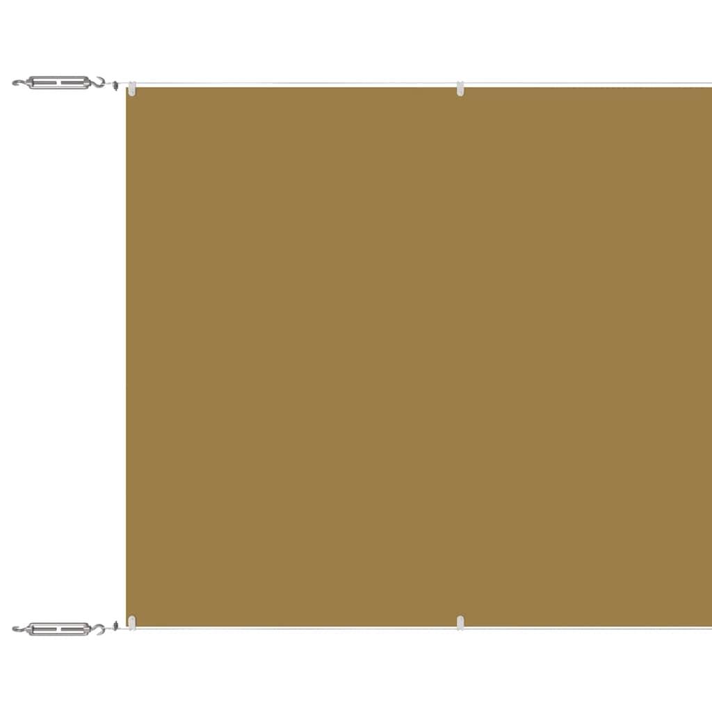 Store banne | Auvent vertical Beige 140x1000 cm Tissu oxford Maison Chic - Image 1