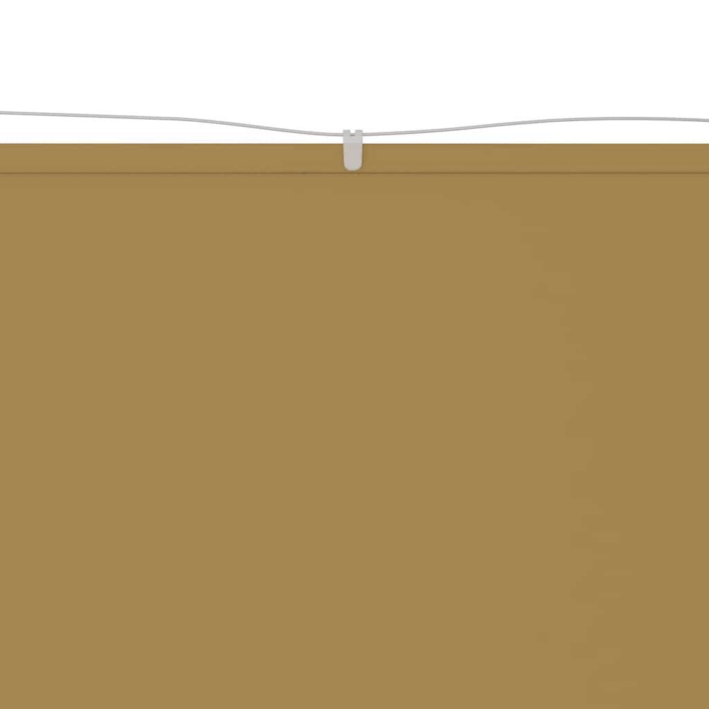 Store banne | Auvent vertical Beige 140x1000 cm Tissu oxford Maison Chic - Image 3