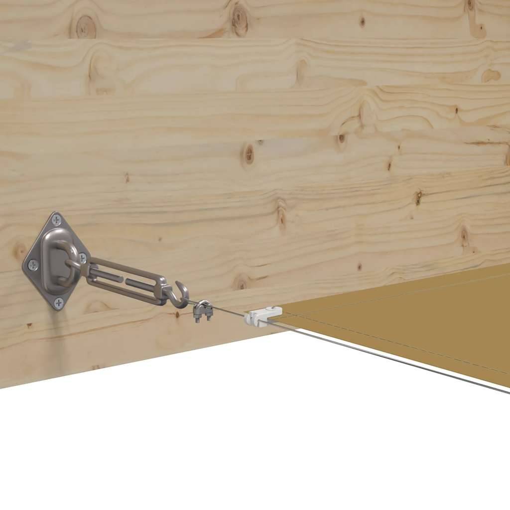 Store banne | Auvent vertical Beige 140x1000 cm Tissu oxford Maison Chic - Image 4