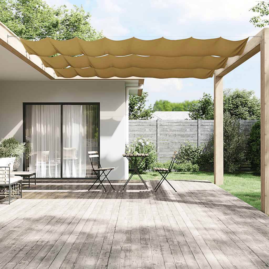 Store banne | Auvent vertical Beige 140x1000 cm Tissu oxford Maison Chic - Image 2