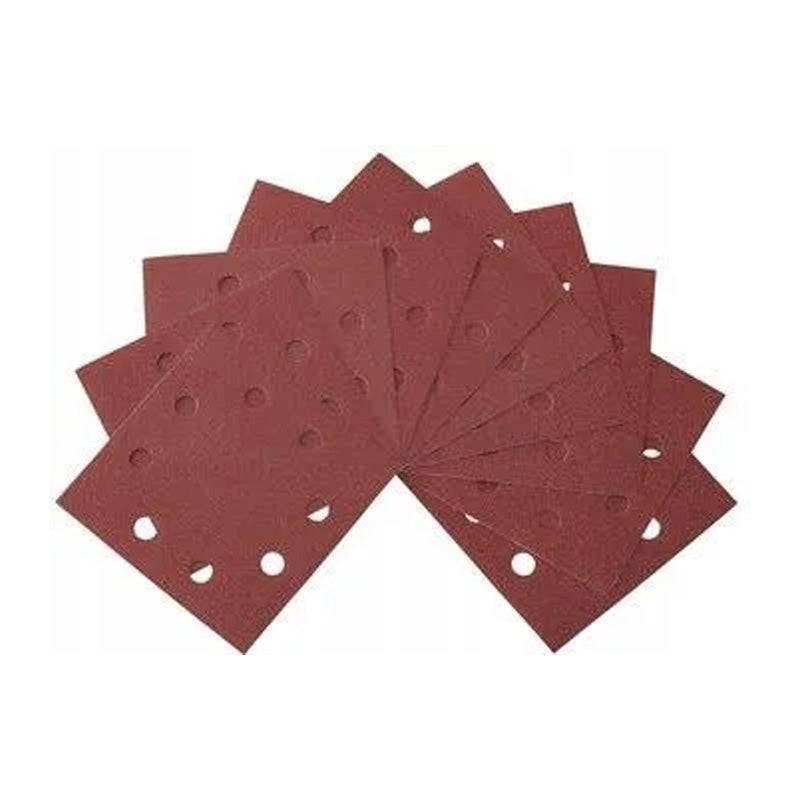 Dewalt - 10 feuilles abrasives pour ponceuses vibrantes DEWALT DT3023-QZ - 8 perforations - 115x115mm - taille Grain 120 - DEWALT ACCESSOIRES