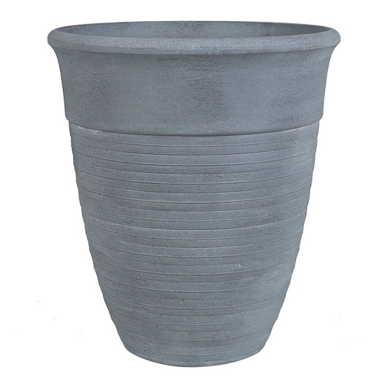 Cache-pot d'extérieur Fibre d'argile Gris KATALIMA - Beliani - Image 3