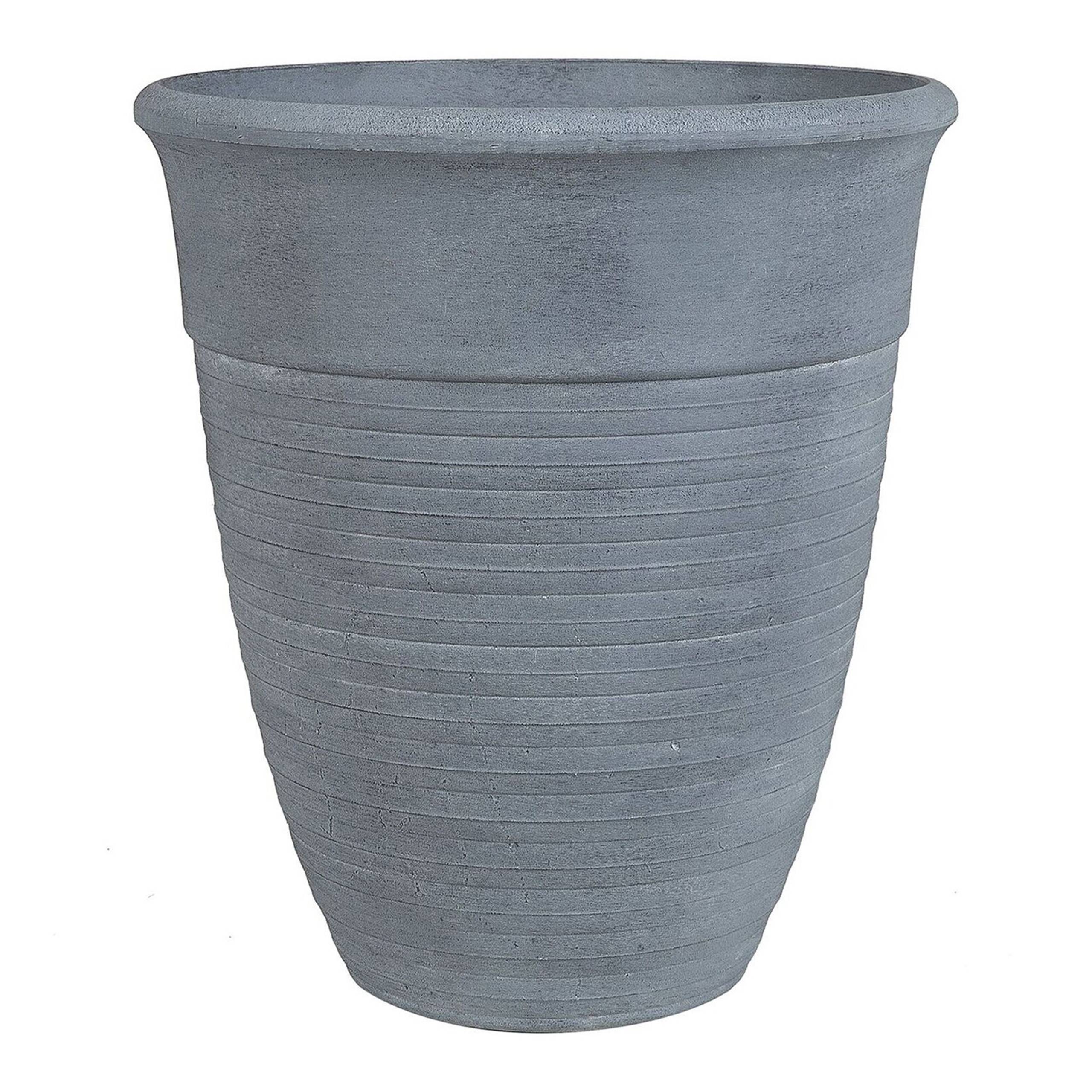 Beliani - Cache-pot d'extérieur Fibre d'argile Gris KATALIMA - 43x43x49- Beliani - Imagen 4