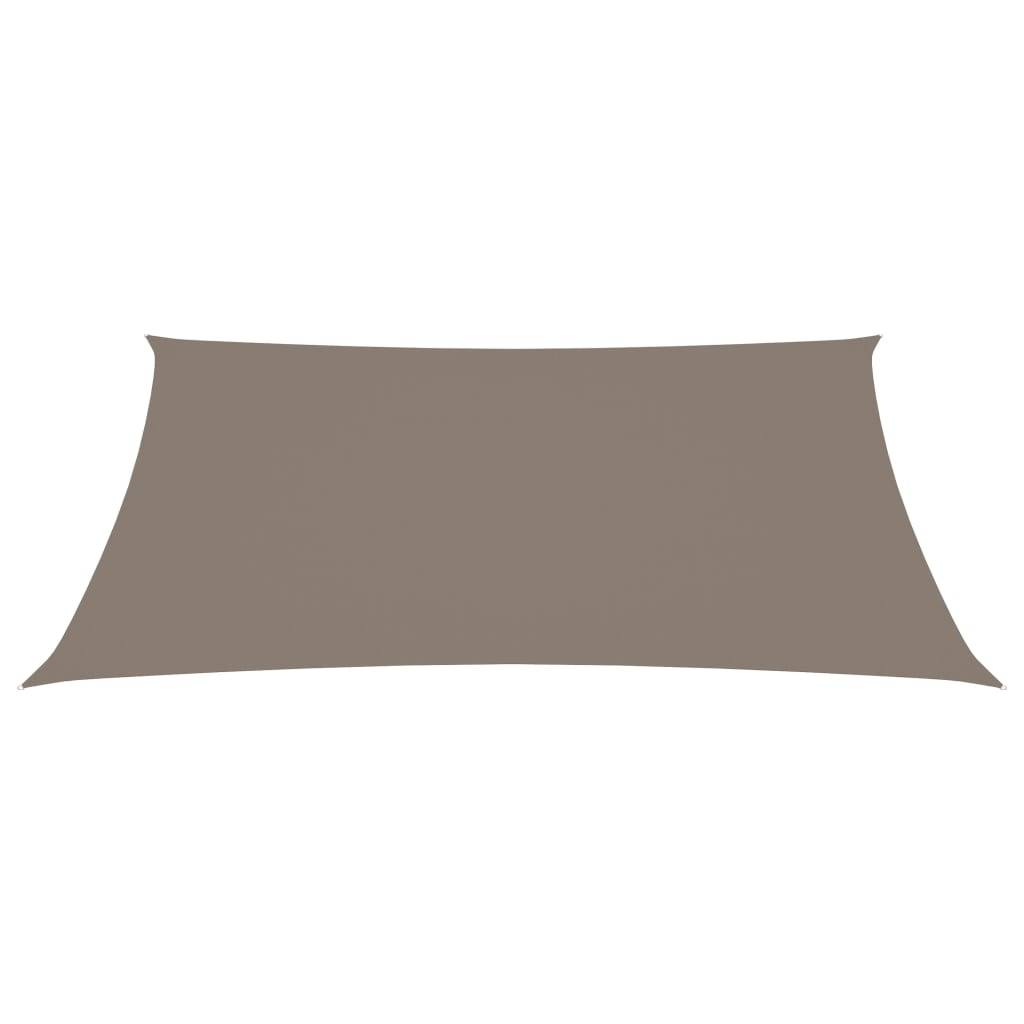 Helloshop26 - Voile toile d'ombrage parasol tissu oxford rectangulaire 6 x 7 m taupe - Imagen 1