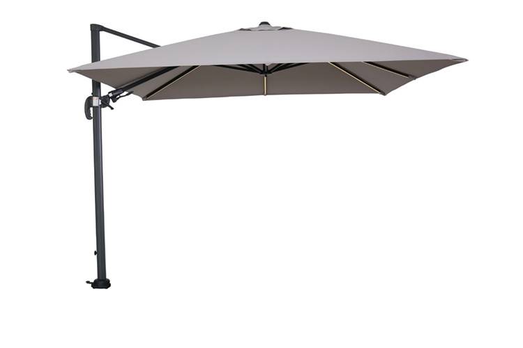 Garden Impressions - Parasol Hawaii Lumen 300x300 - noir charbon/sable - Garden Impressions - Imagen 1
