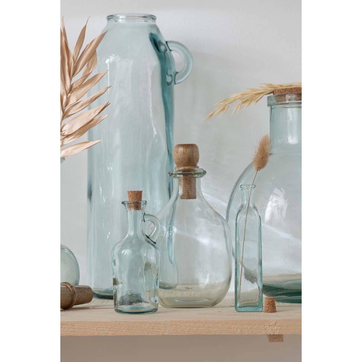 J-Line - Vase Cylindrique Design "Anse" 45cm Transparent - Image 3