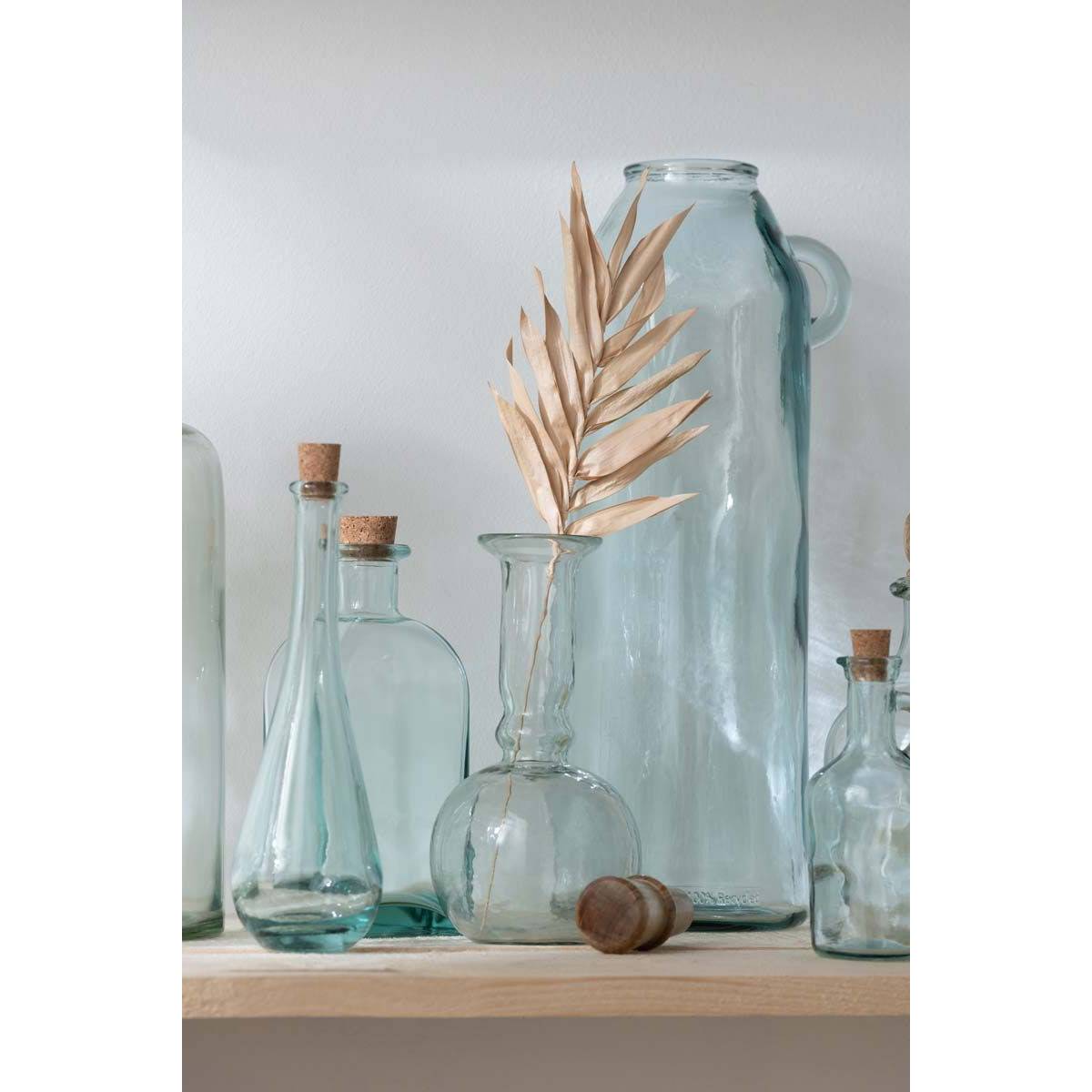 J-Line - Vase Cylindrique Design "Anse" 45cm Transparent - Image 2