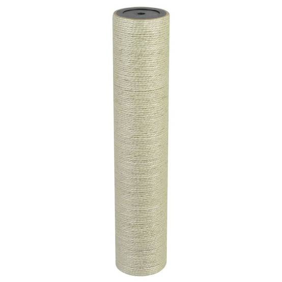Grattoir pour chat sisal beige 8 x 8 x 40 cm - PANGIVO - Image 1