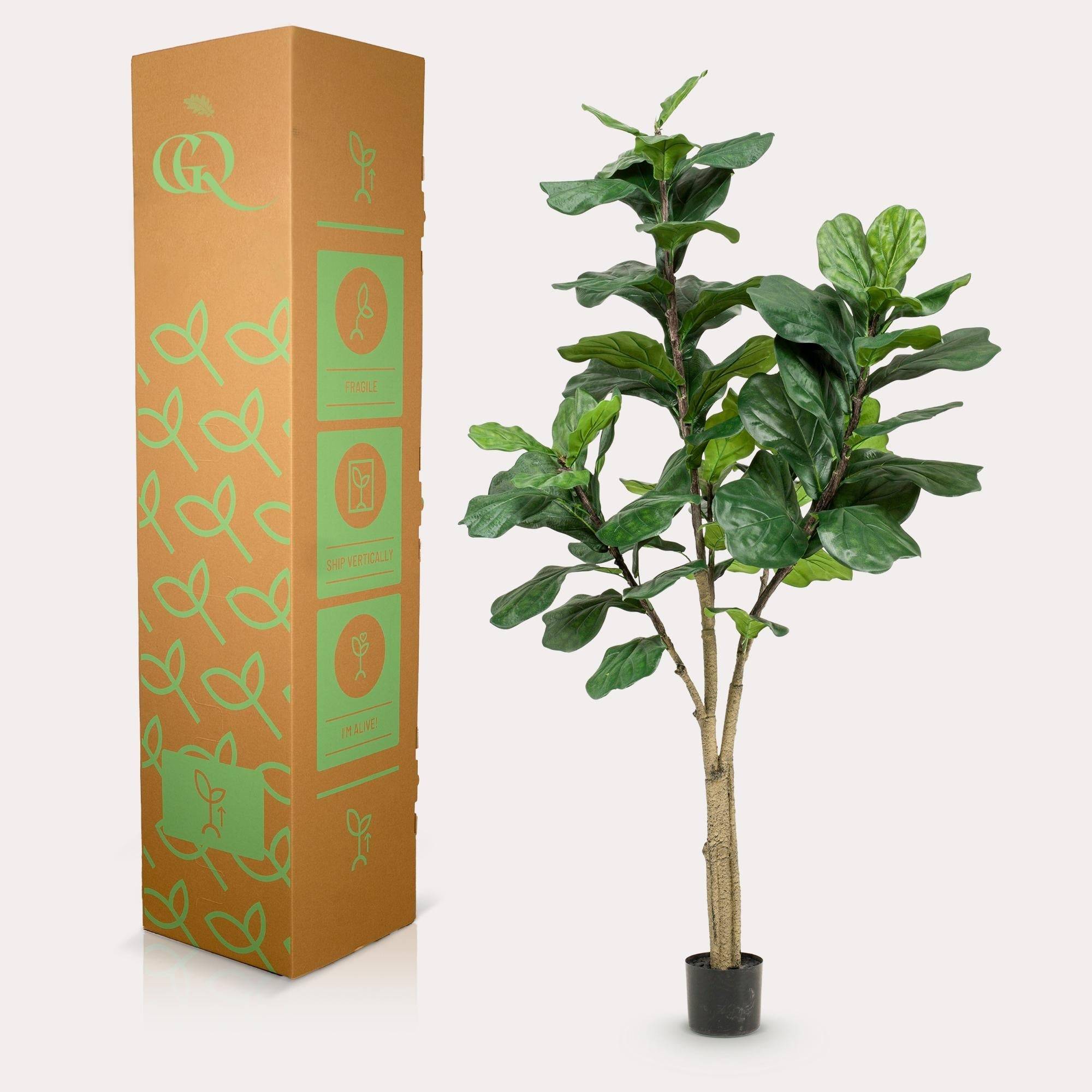 La Green Touch - Ficus Lyrata plante artificielle h180cm, Ø17cm- La Green Touch - Imagen 5