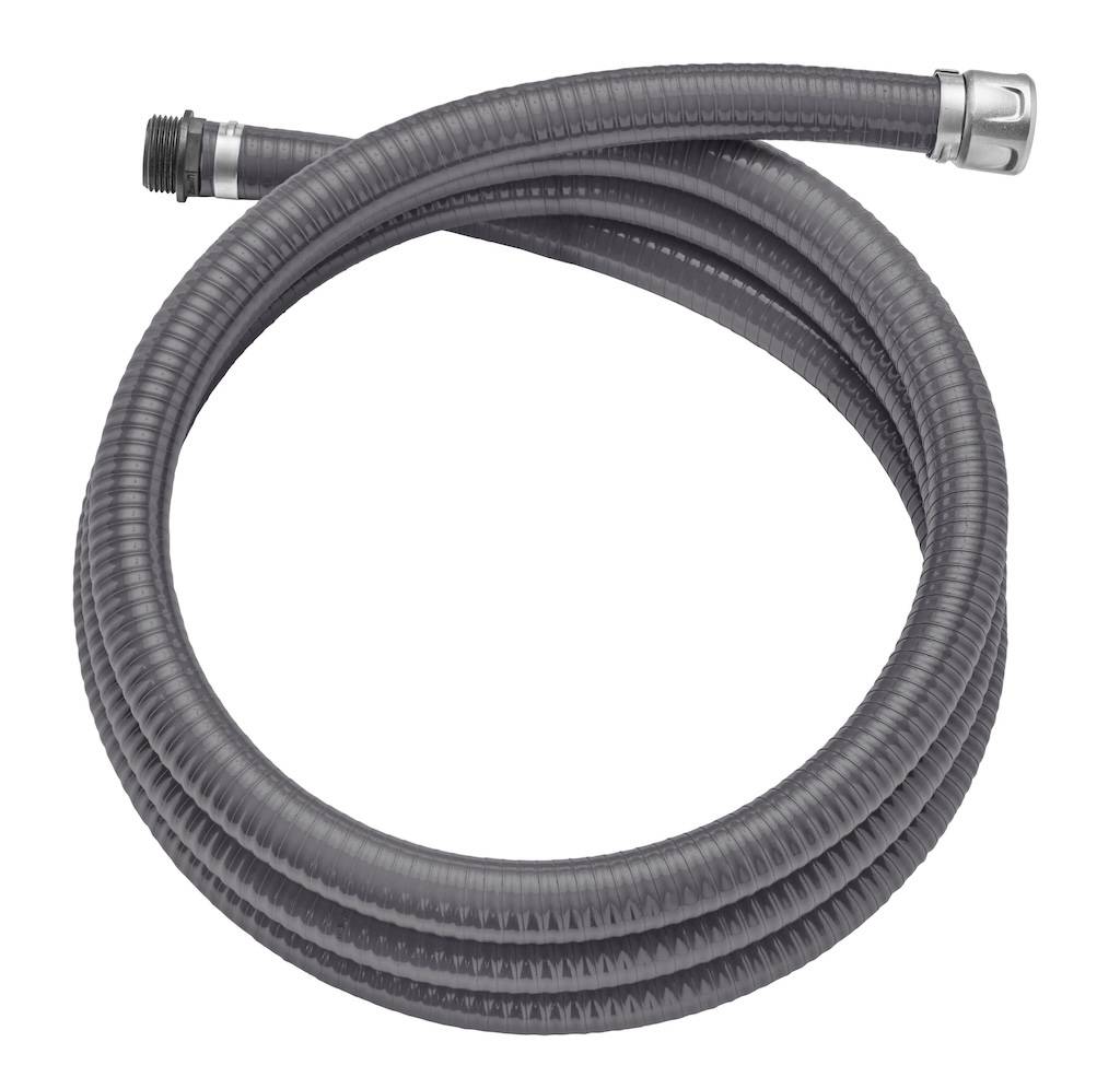 Gardena - Extension de tuyau d’aspiration 25 mm (1”) – 4 m – Raccord métallique G1”