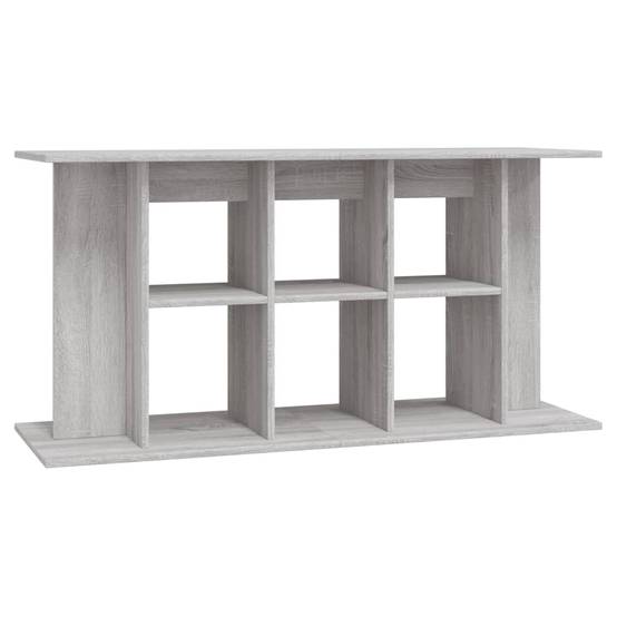Meuble pour Aquarium Bois d'Ingénierie pour Salon avec Rangement 120x40x60 cm Gris Sonoma - ComfortXL Outdoor Living - Image 2