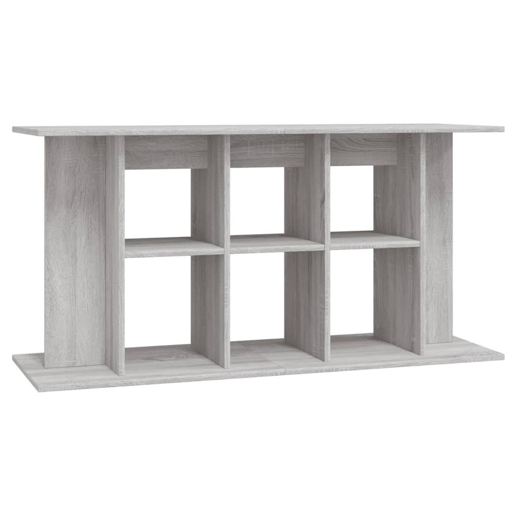 Meuble pour Aquarium Bois d'Ingénierie pour Salon avec Rangement 120x40x60 cm Gris Sonoma - ComfortXL Outdoor Living - Image 2