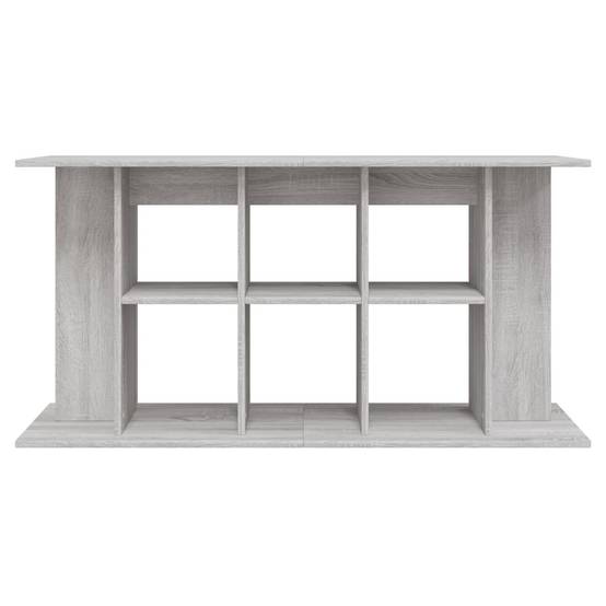 Meuble pour Aquarium Bois d'Ingénierie pour Salon avec Rangement 120x40x60 cm Gris Sonoma - ComfortXL Outdoor Living - Image 4