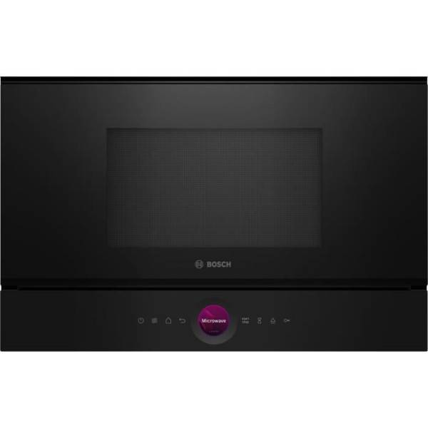 Bosch - Micro-ondes simple encastrable - BOSCH SER8 - BFL7221B1 - Noir - 21 L - 38,2 x 59,4 x 31,8 cm - Image 1