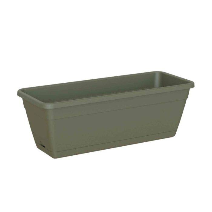 Artevasi - Jardinière Venezia Plastique Vert Sec 49 cm - ARTEVASI