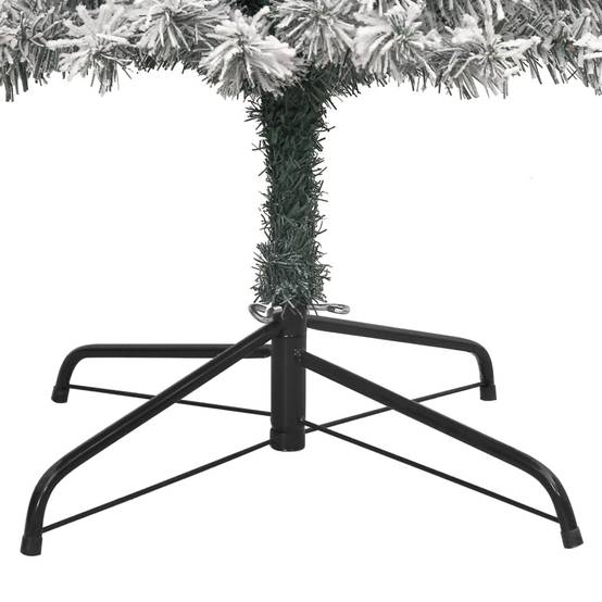 ComfortXL - Sapin de Noël artificiel enneigé mince 270 cm PVC gain de place – ComfortXL Outdoor Living - Image 5