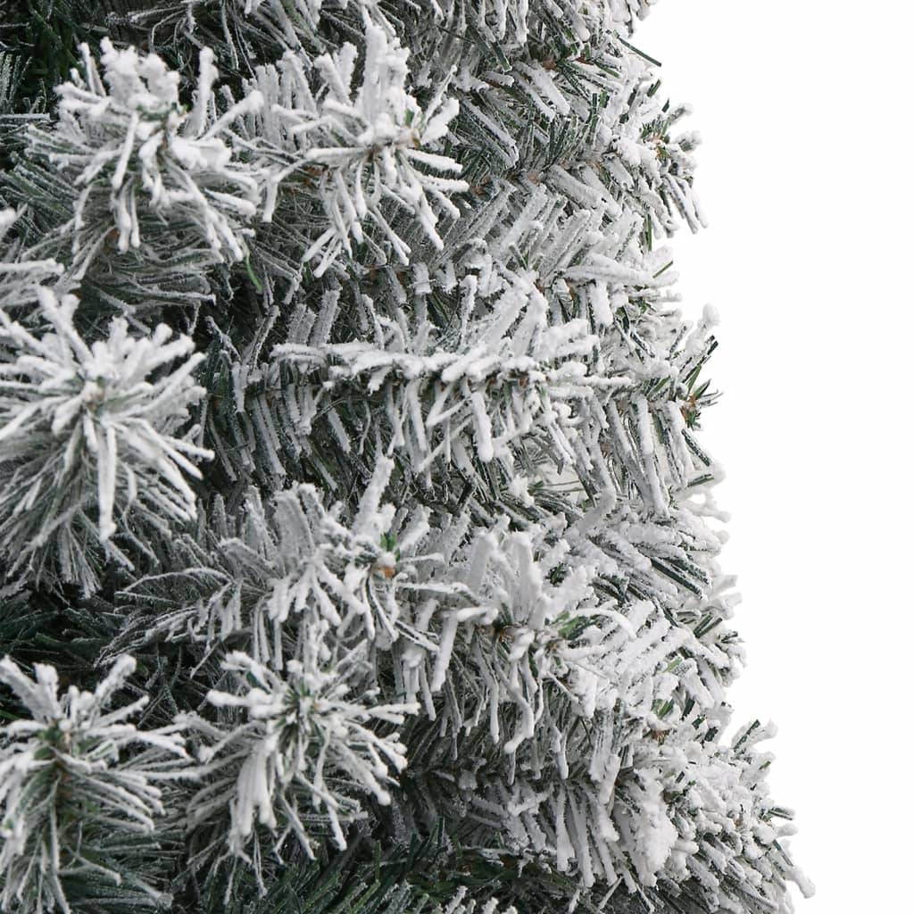ComfortXL - Sapin de Noël artificiel enneigé mince 270 cm PVC gain de place – ComfortXL Outdoor Living - Image 4