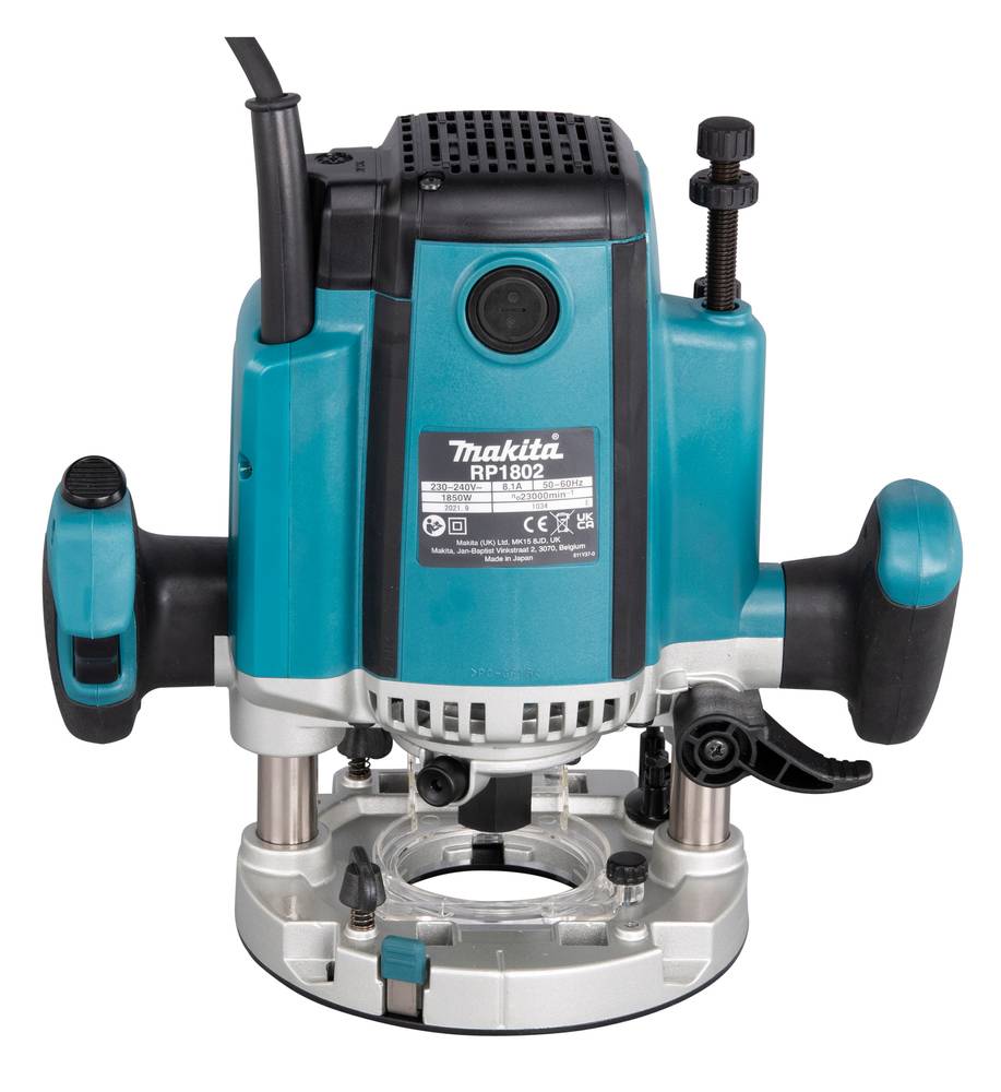 Makita - Défonceuse 1850W 12mm en coffret MAKPAC + accessoires - MAKITA - RP1802XJ - Imagen 2