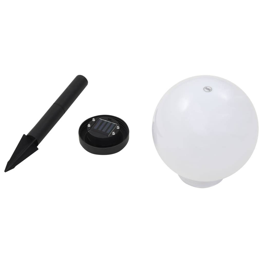 Lampe d'extérieur - Lampe de jardin LED sphérique solaire 3 pcs 20 cm RVB - Image 6