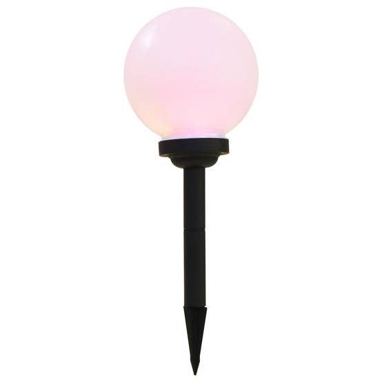 Lampe d'extérieur - Lampe de jardin LED sphérique solaire 3 pcs 20 cm RVB - Image 5