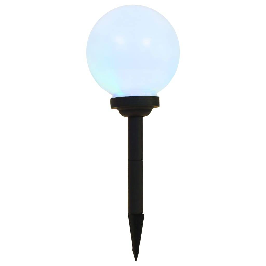 Lampe d'extérieur - Lampe de jardin LED sphérique solaire 3 pcs 20 cm RVB - Image 3