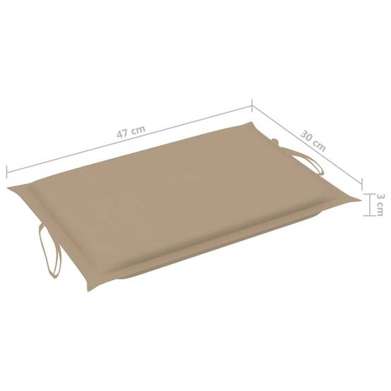 Helloshop26 - Transat chaise longue bain de soleil lit de jardin terrasse meuble d'extérieur avec table et coussin bois d'acacia - Imagen 9