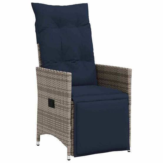 ComfortXL - Salon de Jardin 4 Places Gris en Polyrotin Tressé avec Table de Repas Extérieur – ComfortXL Outdoor Living - Image 6