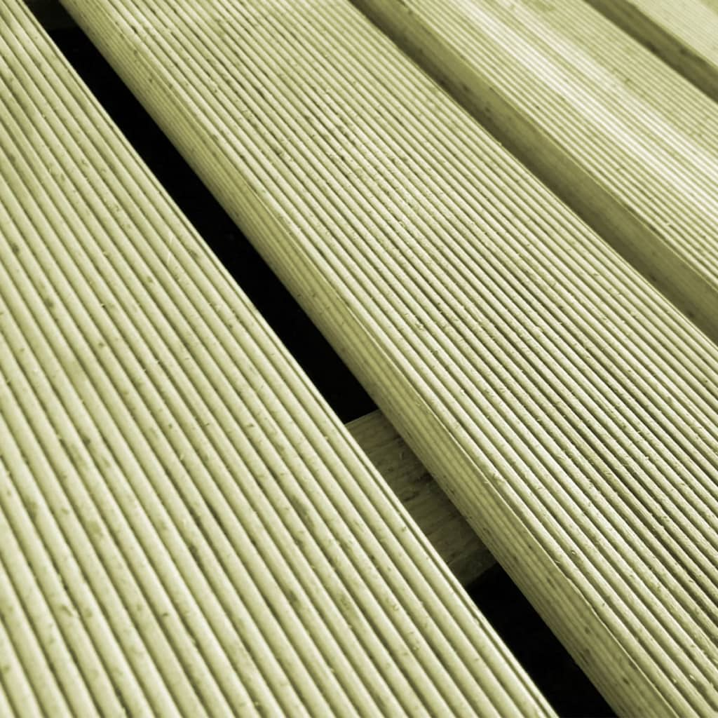 Vidaxl - Dalles de terrasse 18 pcs 50x50 cm Bois Vert - vidaXL - Imagen 3