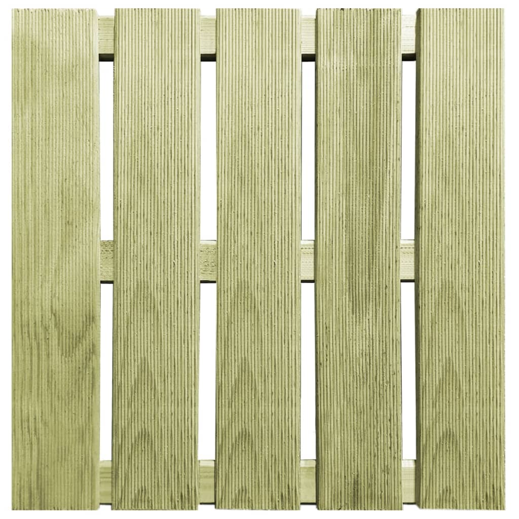 Vidaxl - Dalles de terrasse 18 pcs 50x50 cm Bois Vert - vidaXL - Imagen 1
